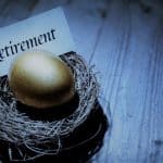 Golden egg in nest with note reading retirement at venerable annuity login update
