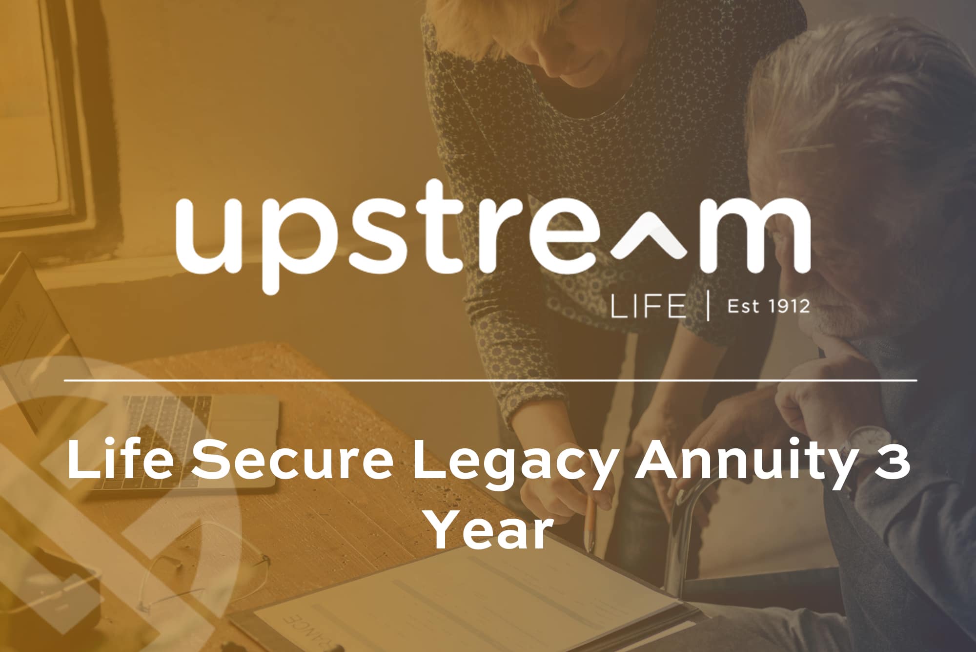 couple reviewing annuity policy