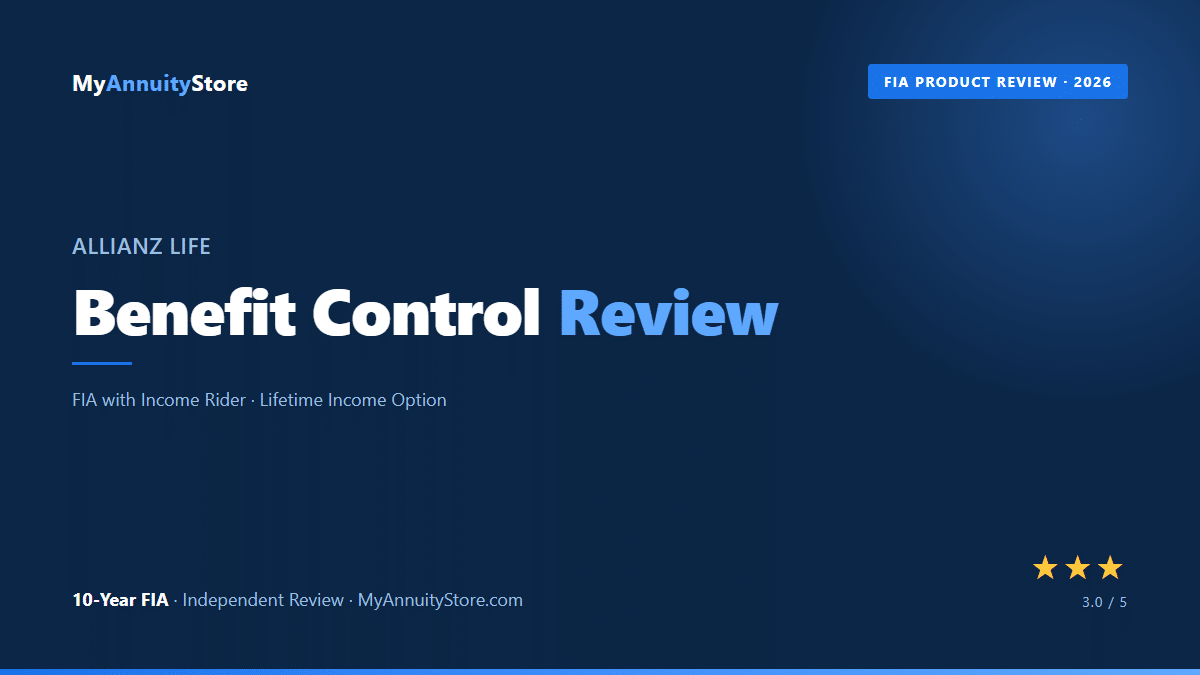 Benefit control annuity review