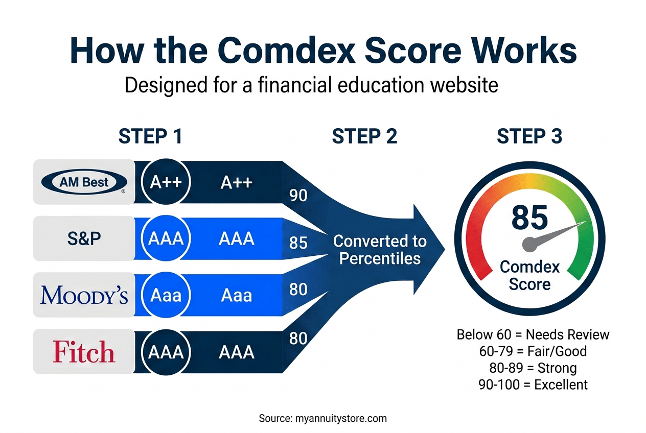 Comdex score infographic