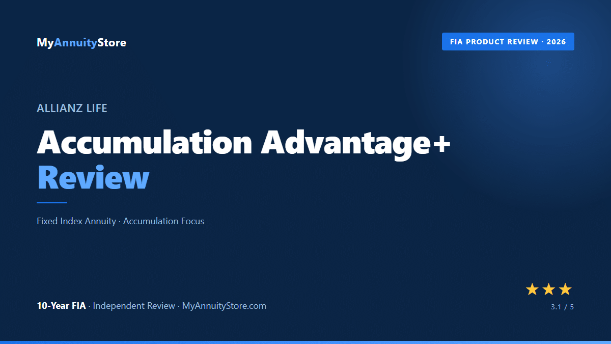 Accumulation advantage+ annuity review