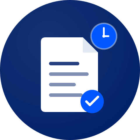 Step 3: Apply in minutes icon - complete annuity application online or by phone