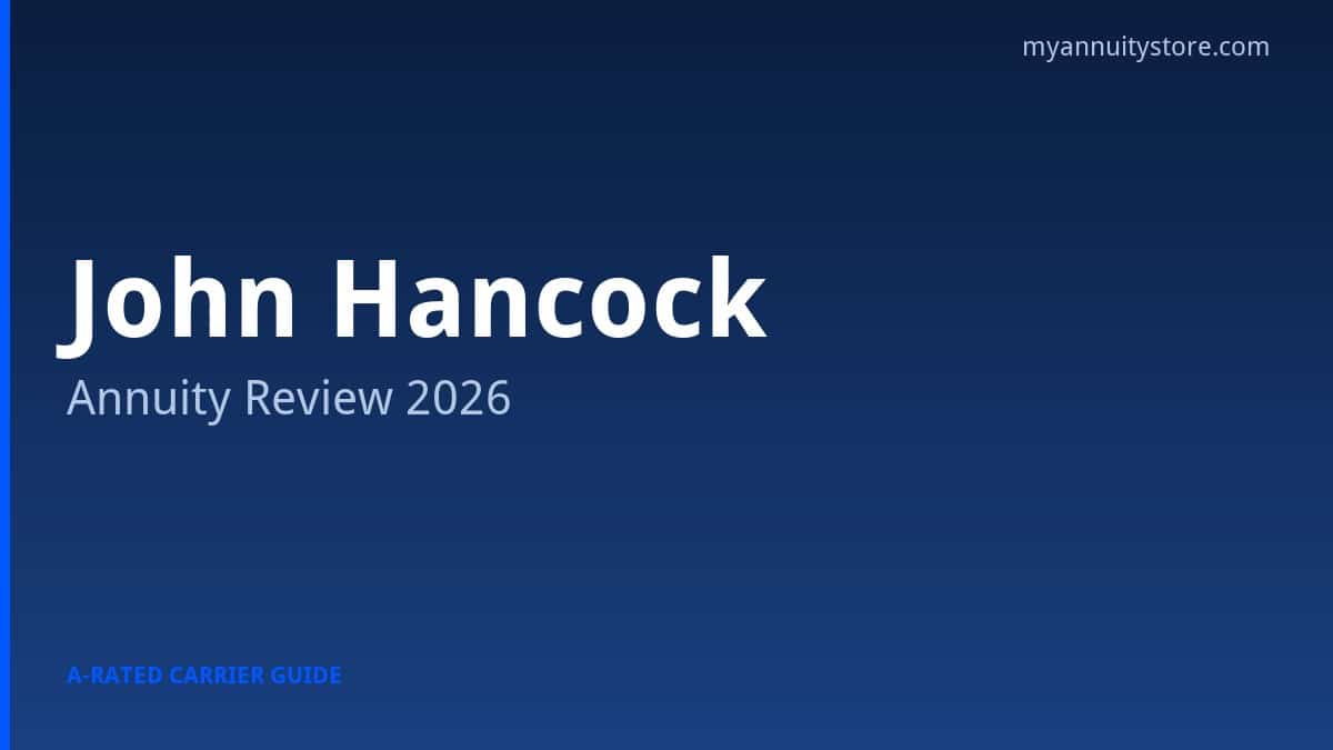 John hancock annuity review 2026 - rates, ratings, and products