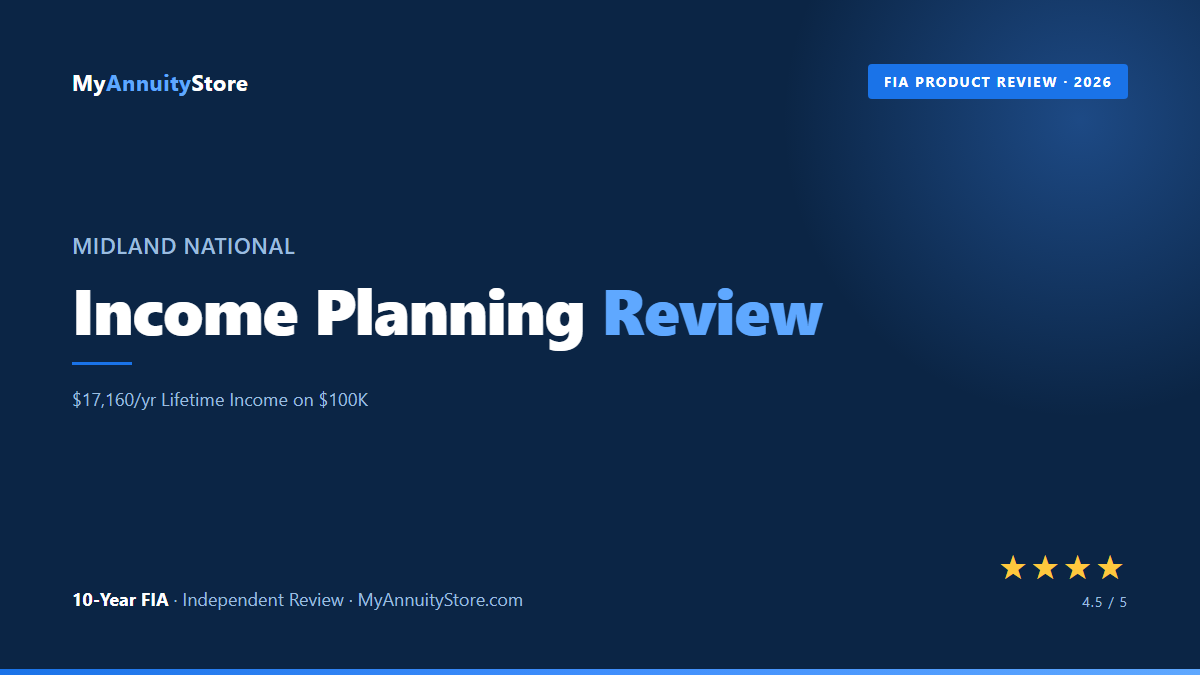 Income planning annuity review