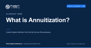 Annuitization