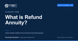Refund annuity