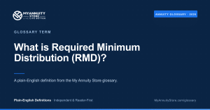 Required minimum distribution (rmd)