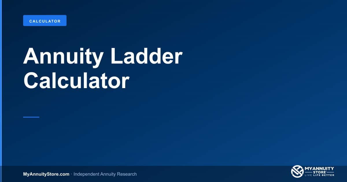 Annuity ladder calculator - myannuitystore. Com
