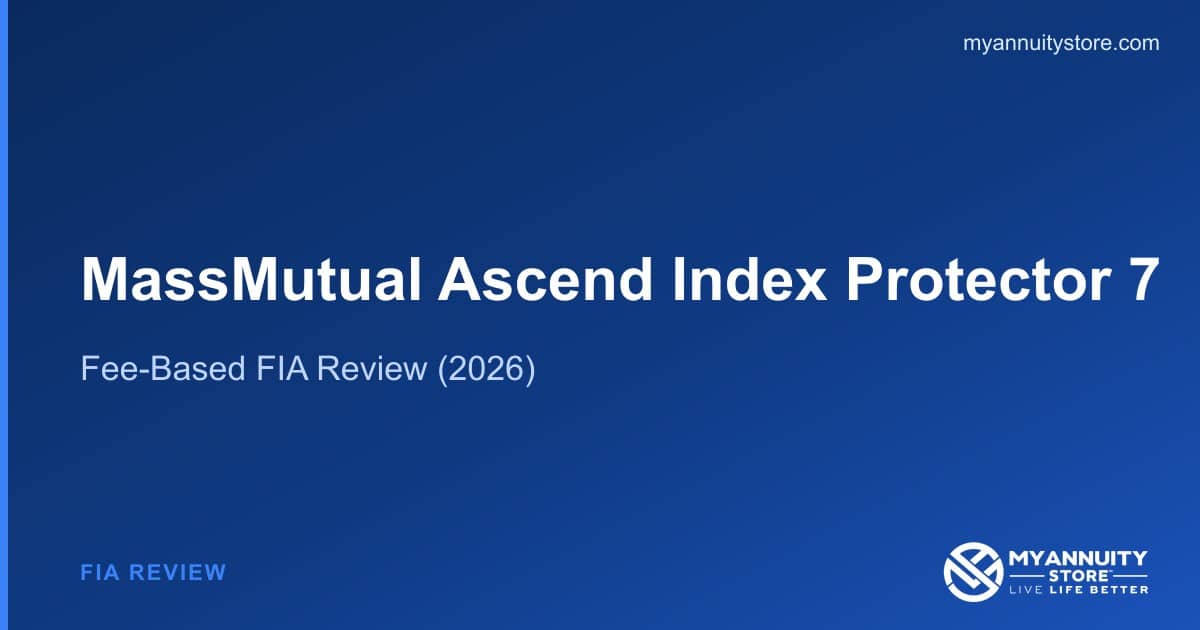 Massmutual ascend index protector 7 fee-based fixed index annuity review