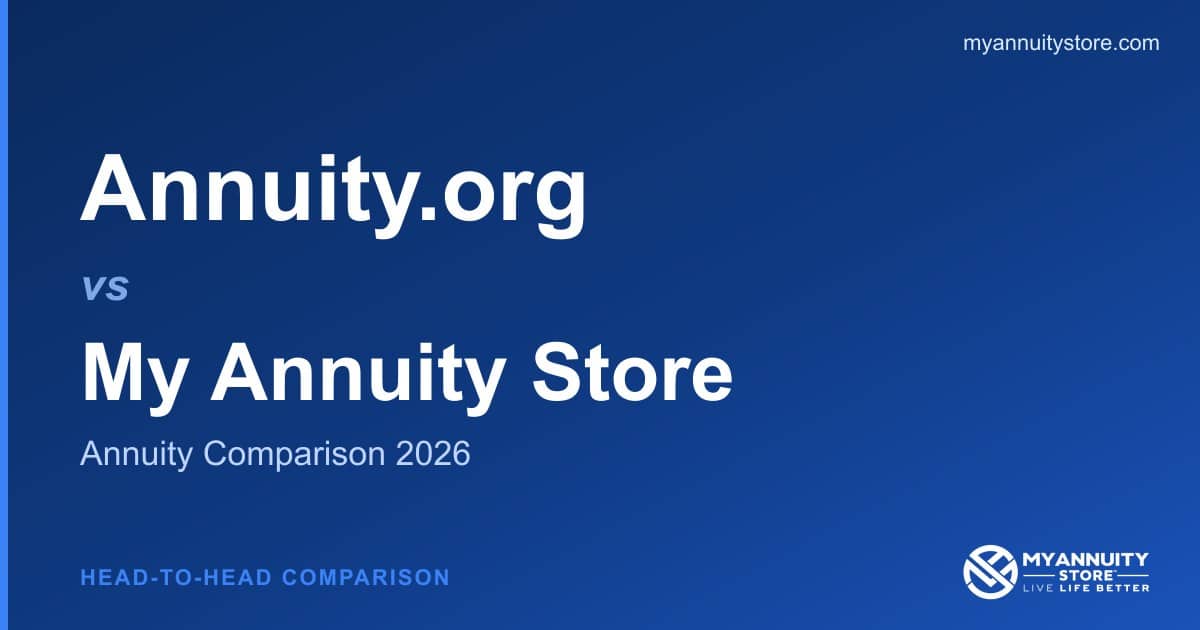 Annuity. Org vs. My annuity store annuity comparison