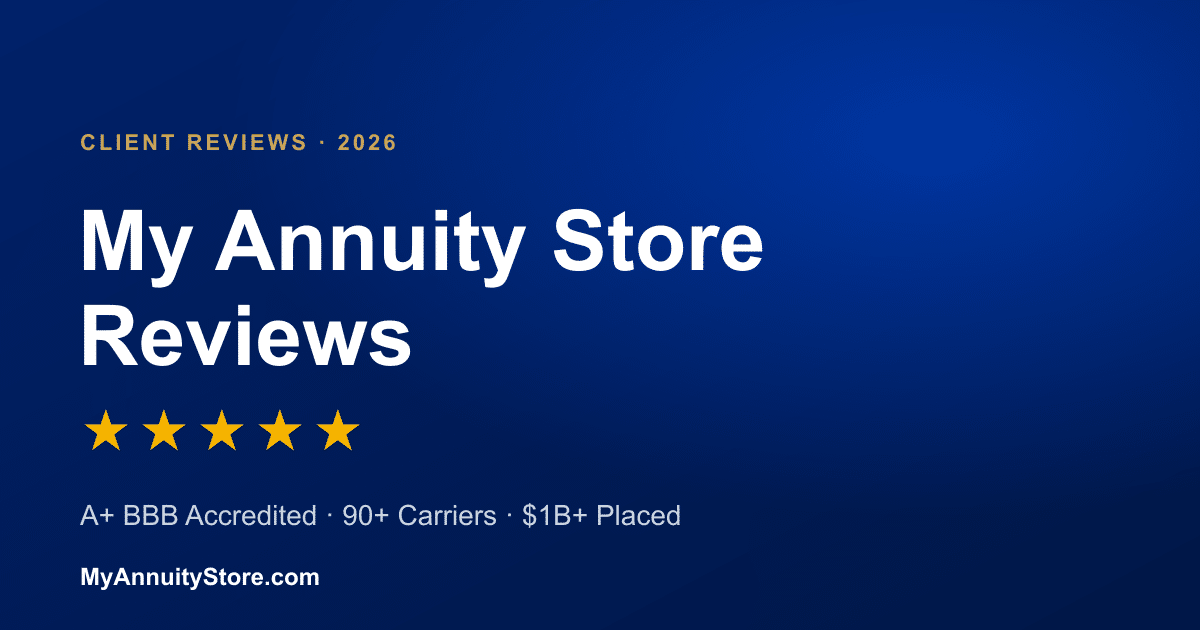 My annuity store client reviews - a+ bbb accredited, 90+ carriers